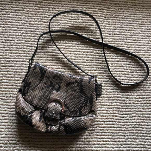 Coach Handbags - Coach python crossbody 2000s